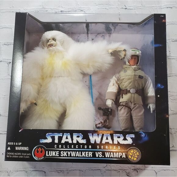 💙NIB Vintage Star Wars Collector Series Luke vs Wampa Figures - Picture 1 of 12